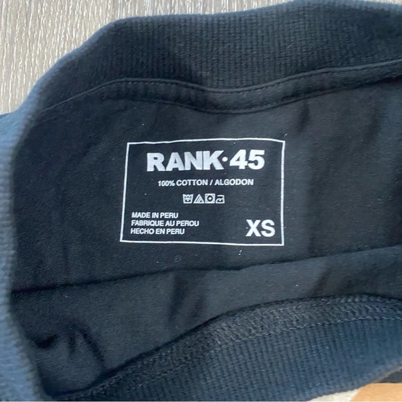 RANK-45 Black T-Shirt Men’s XS Boot Barn 100% cotton NWT - Picture 3 of 3